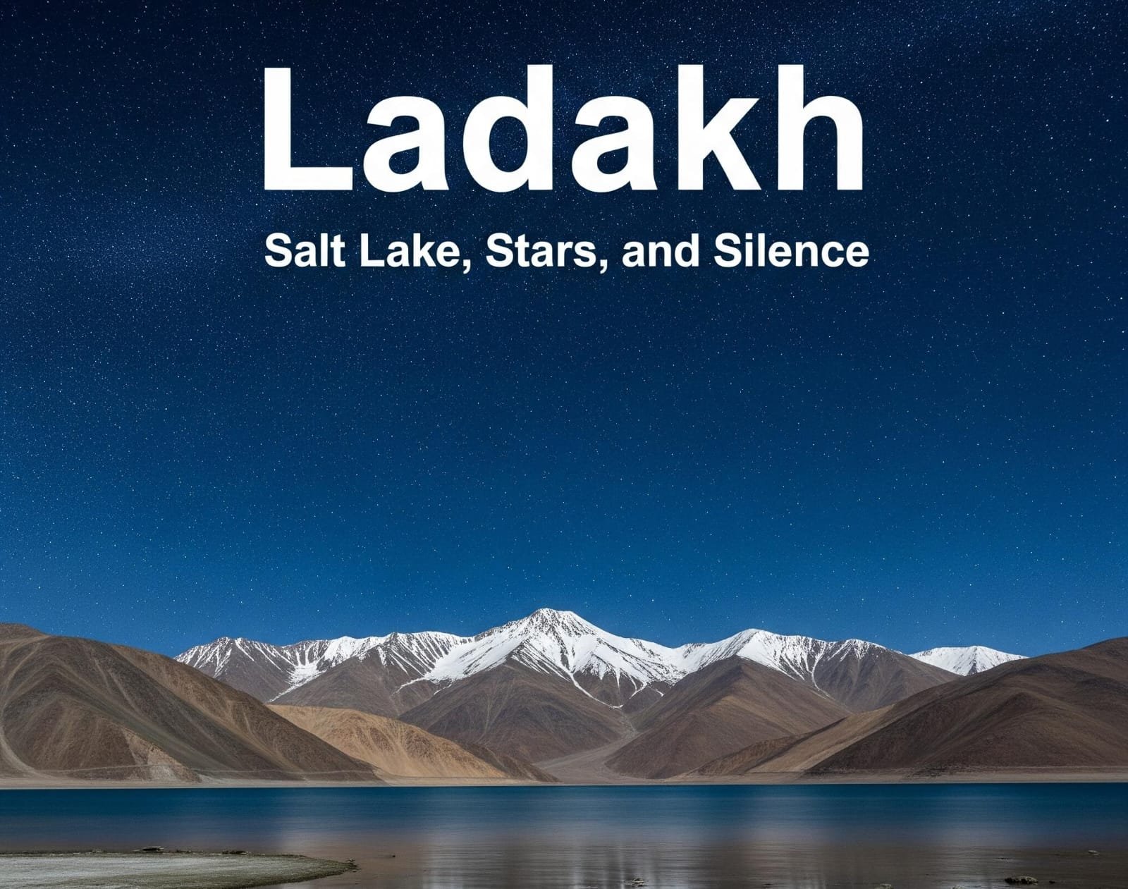 Ladakh’s Cold Desert: A Guide to Salt Lakes, Stars, and Silence